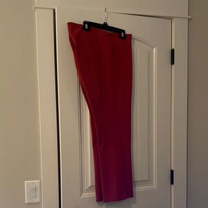 Soft Surroundings Vibrant Red knit pants